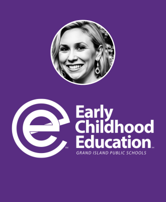  Early Childhood Education at GIPS logo with headshot of Dr. Elizabeth Lantz